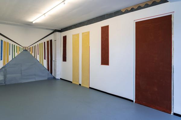 Flurstück, rechte Wand